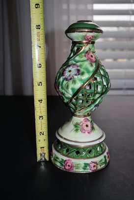 8.5' Fischer Green Porcelain Decorative Item