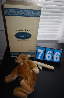 16' Steiff Bear - In Box - Replica 1994 - TeddyBar 1906 - Blond 43