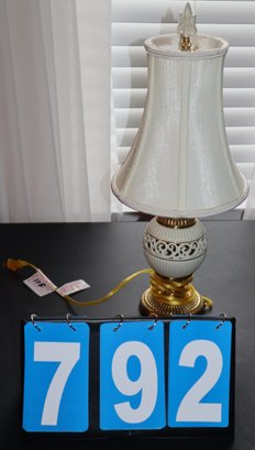 Lenox White Table Lamp - 20' X 5' - Quoizel Lighting