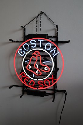 Boston Red Sox Neon Sign - 12' X 12'