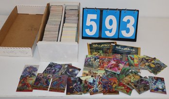 Over 1,000 Marvel Trading Cards!! Entire Lot Collection