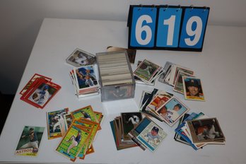 Over 500 Nolan Ryan Baseball Trading Cards Lot Collection