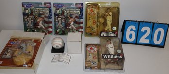 6 Ted Williams Boston Red Sox Lot Collection - Starting Lineup Action Figure McFarlane