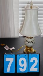 Lenox White Table Lamp - 20' X 5' - Quoizel Lighting