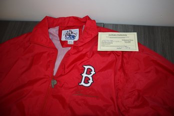 Ted Williams Autographed Red Sox Jacket W/ COA