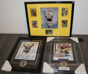 Boston Bruins Framed Signed Photo Collection! Phil Esposito, Manny Fernandez, Tuukka Rask