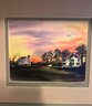 Melody Allan Watercolor Farm Sunset
