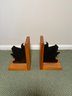 2 Wooden Bookends