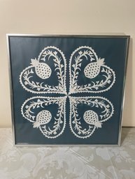 Die Cut Paper Art In Metal Frame