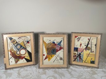 Set Of 3 Framed Expressionism Prints