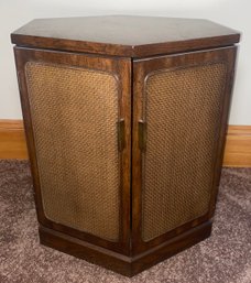 Vintage Hexagonal End Table