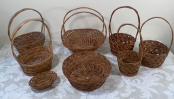 Assorted Baskets With Handles