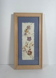 Framed Pressed Flowers Wall Art