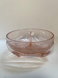 Pink Depression Glass Bowl