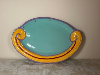 Real And Yellow Platter