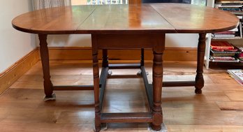 Solid Wood Drop Leaf Dining Table