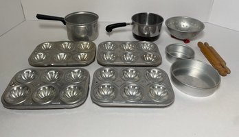 Childrens Metal Cooking Set