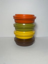 Vintage Collection Of Tupperware Containers Set Of 4