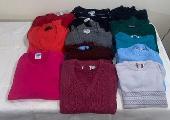 Woman's Size Large Knitwear Lot 2