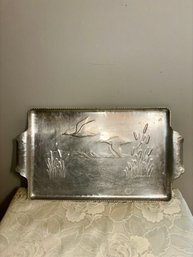 Flying Geese Metal Tray