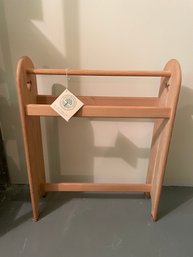 Solid Hardwood Heirloom Blanket Holder