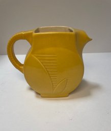 Vintage Yellow Redwing Pitcher