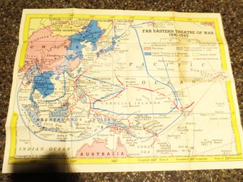 FAR EASTERN THEATRE OF WAR MAP 1941-1945