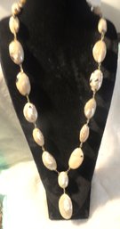 30' Beveled Shell Necklace