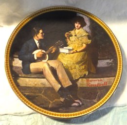 ROCKWELL PLATE *PONDERING ON THE PORCH*