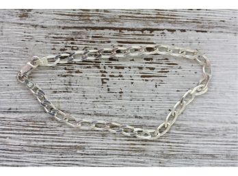 Vintage Sterling Silver Bracelet Chain Link 7' 925