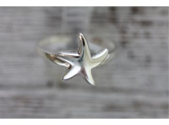 Sterling Silver Ring Star Size 9.25 Classic Pretty Stack
