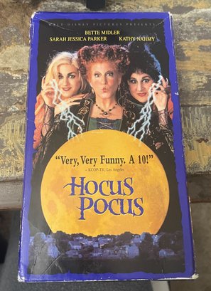 Hocus Pocus VHS Tape Movie 1990s