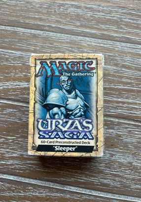 1998 MAGIC THE GATHERING URZA'S SAGA SLEEPER DECK IN ORIGINAL BOX, NEW UNSEALED