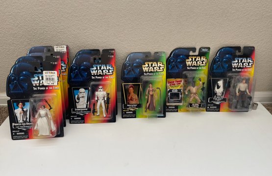 Vintage Star Wars Figures Lot New In Original Boxes