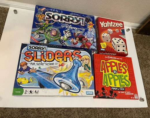 Board Game Lot Of 4