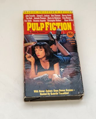 Pulp Fiction VHS Tape Movie 1990s