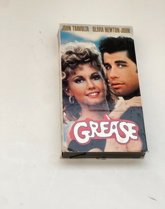 Grease VHS Tape Movie Vintage