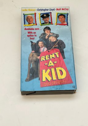 Rent A Kid VHS Tape Movie 1990s