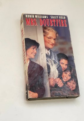 Mrs. Doubtfire VHS Cassette Tape Movie