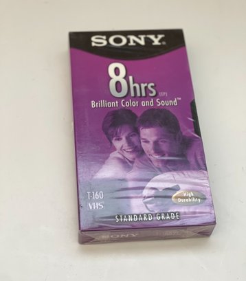 Sony VHS Tape Sealed In Original Packaging