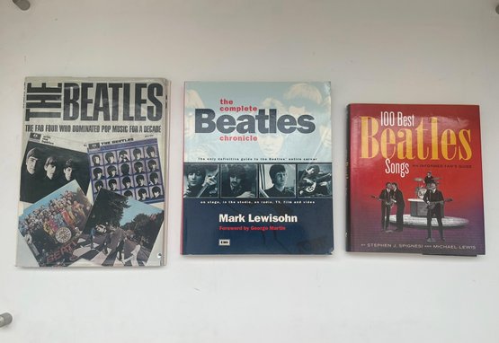 The Beatles Memorabilia Lot Of 3 Softcover Coffee Table Conversation Books