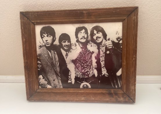 Framed Photograph The Beatles Replica