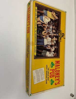 1970s Vintage Board Game Maloney's Pub Adult Drinking Game For 2 To 6 Or More Players ($100 Value)