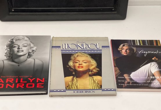 Lot Of 3 Marilyn Monroe Coffee Table Conversation Books
