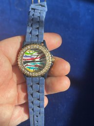 Vintage 1990s Colorful Geneva Women's Sport Wrist Watch
