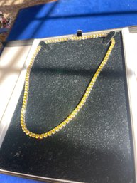 Stunning Bella Luce Crystal Canary Simulated Yellow Diamond Alexandra Necklace In Box ($1500 Value)