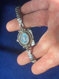 Vintage Blue Face Rumours Women's Wrist Watch