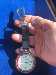 Swiss Army Swiss Made Unisex Red Vezel Pocket Watch ($200 Value)