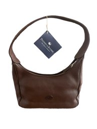 Vintage Deadstock Dooney & Bourke Brown Leather Handbag Original Tags