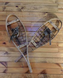 Pair Of Antique Snow Shoes